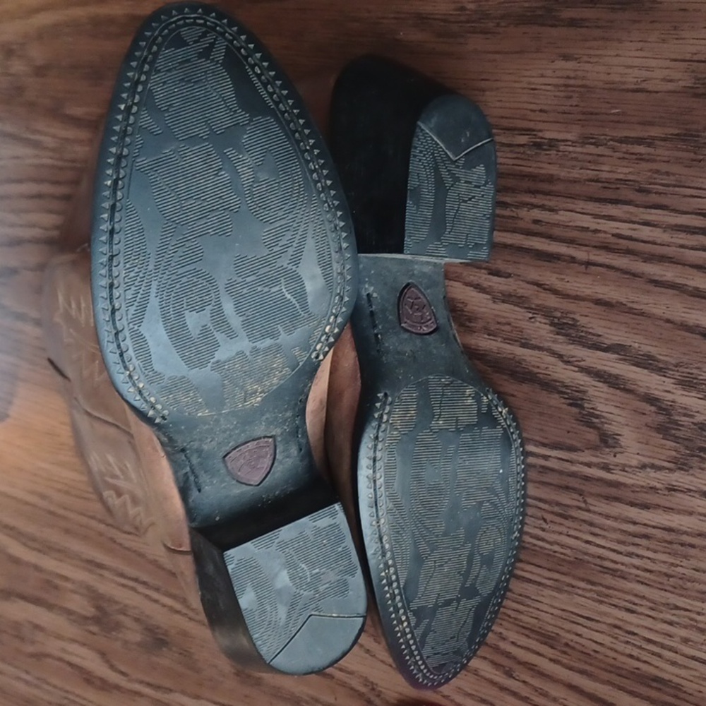 Ariat Heritage R Toe Western Boots Ladies 8B, EUR 38.5, Distressed Brown - Picture 10 of 10